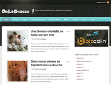 Tablet Screenshot of delagrosse.com